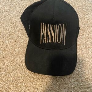 OTTO / Passion Conferences Black Baseball Cap with Gold Embroidery